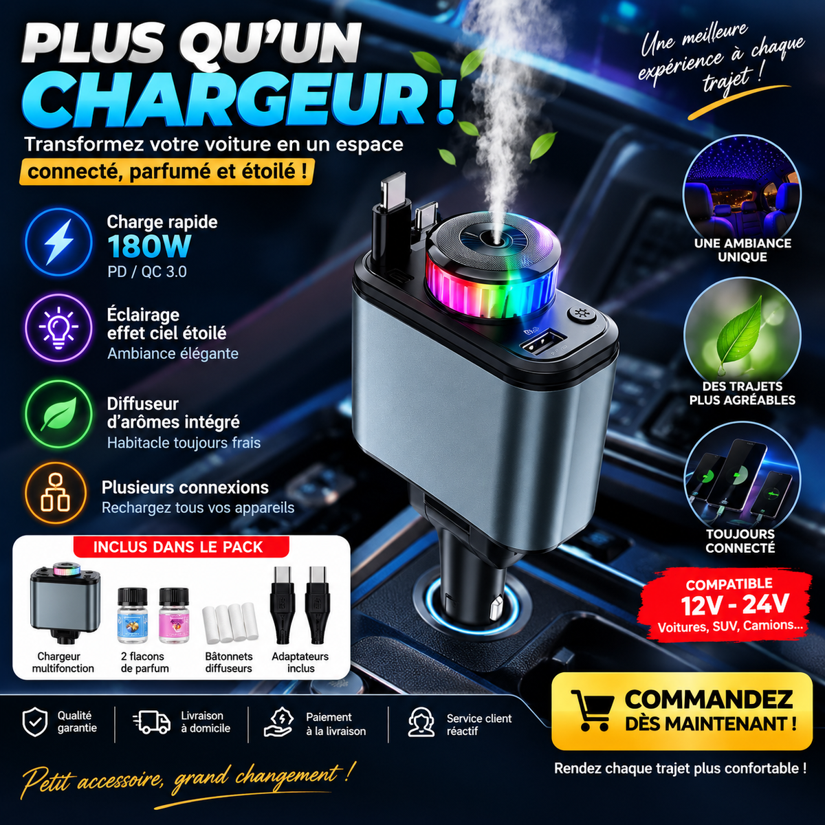 Chargeur Starlight Multifonction